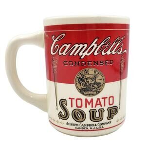 Vintage Campbell's Condensed Tomato Soup Ceramic Mug Joseph Campbell Company USA
